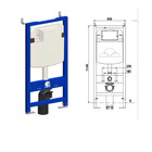 Suporte De Fixação Para Vaso Sanitário Suspenso - White