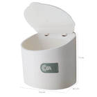 Suporte De Inox Com Saleiro Plástico Encaixe Em Barras De Coz