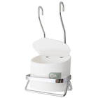 Suporte De Inox Com Saleiro Plástico Encaixe Em Barras De Coz