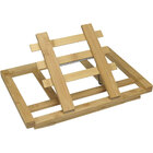 Suporte De Livros Home&co Com Ajuste De Posicao Bambu 2x34x24