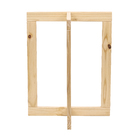 Suporte De Madeira Pinus Natural Reto 70cm 2 Peças Settis