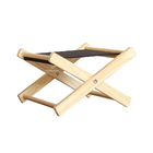 Suporte De Malas E Bagagens Madeira Maciça Dobrável-preto