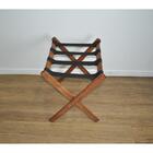 Suporte De Malas Para Hotel Pousada Dobrável Madeira