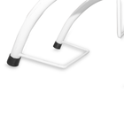 Suporte De Mangueira Borracha Jardim Meia Lua Aço Reforçado