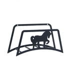 Suporte De Mangueira Cavalo - Preto