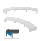 Suporte De Mesa Base Elevada Ajustável 3 Monitores Gamer Note