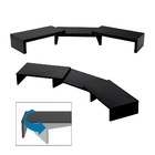 Suporte De Mesa Base Elevada Ajustável 3 Monitores Gamer Note