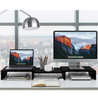 Suporte De Mesa Base Elevada Ajustável 3 Monitores Gamer Note