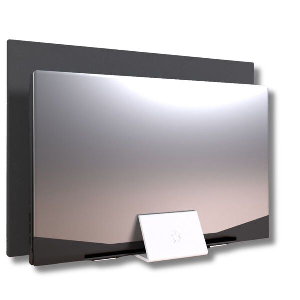 Suporte De Mesa Duplo Para 2 Notebooks Fechado Vertical Apoio