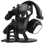 Suporte De Mesa Para 2 Gamepad E Um Headset Compatível Com Co