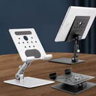 Suporte De Mesa Para Tablet Com Apoio Para Celular - Cinza