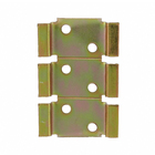 Suporte de Metal Bicromatizado para 3 Disjuntores DIN