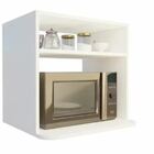 Suporte De Microondas Ou Forninho Com Nicho Branco