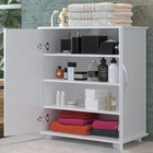 Suporte De Microondas Porta Frutas Com Nicho Branco