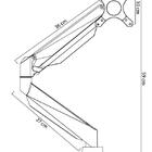 Suporte De Monitor Armstrong Single Preto - Elements