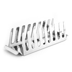 Suporte De Pães E Torradas De Mesa - 8 Fatias - Inox