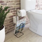 Suporte De Papel Higiênico Com Revisteiro/lenço Umedecido - S