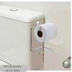 Suporte De Papel Higiênico Para Caixa 2 Rolos Aço Onix Superi