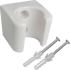 Suporte De Parede Branco Abs Para Gatilho De Ducha Higienica