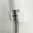 Suporte De Parede Branco Abs Para Gatilho De Ducha Higienica