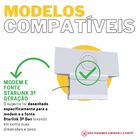 Suporte De Parede Compatível Com Modem Roteador Wi-fi E Fonte