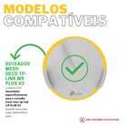 Suporte De Parede Compatível Com Roteador Mesh Tp-link Deco M