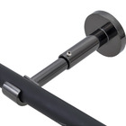 Suporte de Parede Extensível Simples Preto Onix 19mm