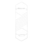 Suporte de Parede Metal Urban Duplo Branco Raiz