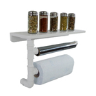 Suporte De Parede Porta Papel Toalhas E Prateleira Para Tempe