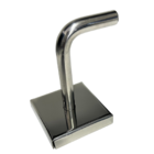 Suporte De Parede Quadrado Maciço 3/8" Inox 304 Fixador Corri