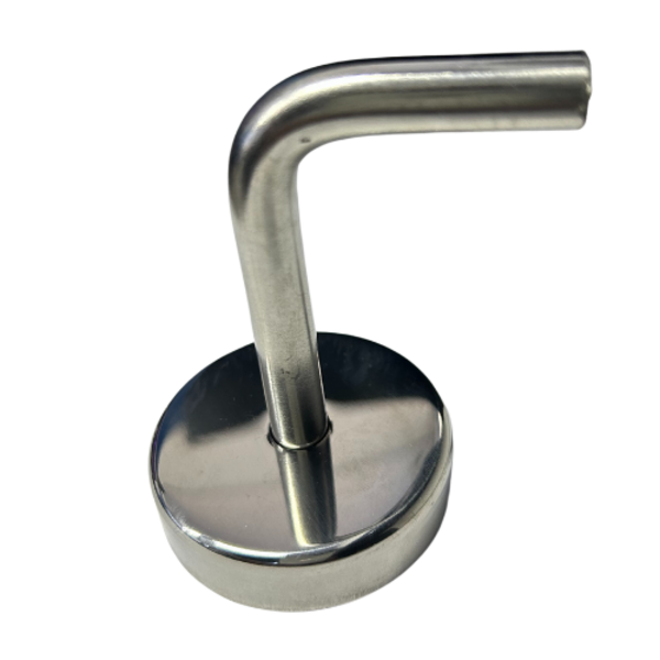 Suporte De Parede Redondo Maciço 3/8" Inox 304 Fixador Corrim