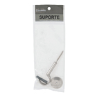 Suporte de Parede Simples Aço Escovado 28mm