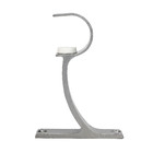 Suporte para Cortina de Parede Simples Siena Alumínio Corten 28mm