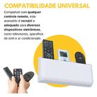 Suporte De Parede Triplo Compatível Com Controle Remoto Tv Ar