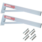 Suporte De Pia Reforçado 40cm 2 Un Grapa Mão Francesa