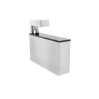 Suporte De Prateleira Square Slim Cromo Acetinado