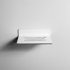 Suporte De Sabonete Para Banheiro Resistente Branco Minimalis