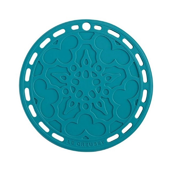 Suporte De Silicone Mandala 20cm Le Creuset - Azul Caribe