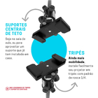 Suporte De Teto E Parede Compatível Com Retroprojetor Projeto