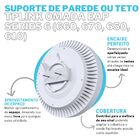 Suporte De Teto E Parede Compatível Com Roteador Modem Wi-fi