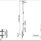 Suporte De Teto Para Tv Multivisão Sky-3280 32-80" Preto [f00