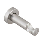 Suporte de Varão de Cortina Simples 28mm Alumínio Glam Reto Cromo Escovado Inspire