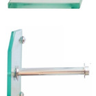 Suporte De Vidro Para Papel Higiênico E Saboneteira De Vidro