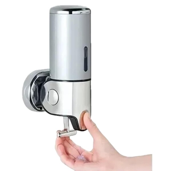 Suporte Dispenser de Sabonete Líquido Shampoo Álcool Gel 24cm