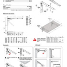 Suporte Dobrável Branco 350mm Hardt