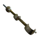 Suporte Duplo 19/28mm Para Cortina Ouro Velho