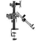 Suporte Duplo De Mesa Para Monitor 17 A 32 E Notebook Tm24c