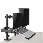 Suporte Duplo De Mesa Para Monitor 17 A 32 E Notebook Tm24c