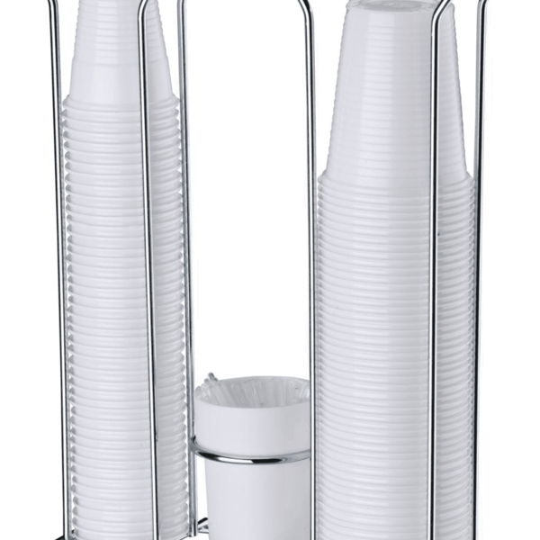 Suporte Duplo Para Copos Descartáveis 200ml E 50/80ml Future