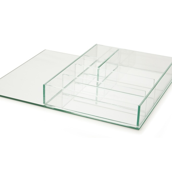 Suporte E Organizador Para Cápsulas De Café Em Vidro Espelho